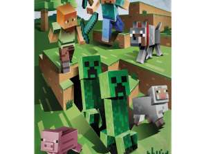 Coperta in pile Minecraft 100 x 150 cm