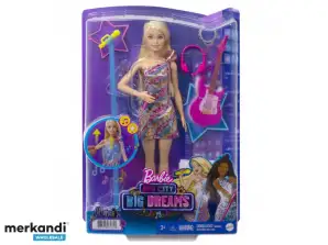 Mattel Barbie Big City Dreams Malibu z glasbo GYJ23