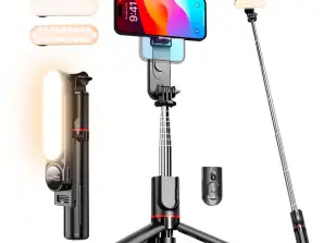 Support de téléphone selfie stick pour trépied L15 trépied avec lampe