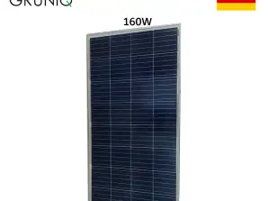 Brandneue Solarpanel Photovoltaik 160W GRÜNIQ SOLAR Deutsche Marke