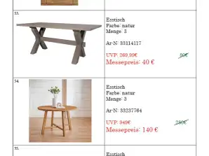 OV-WARE dining tables, side tables, coffee tables