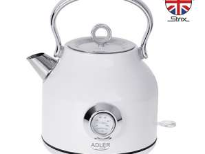 METAL KETTLE WITH THERMOMETER 1,7L 2200W STRIX AD 1346