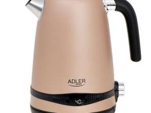 METAL KETTLE 1,7L 2200W WITH TEMPERATURE CONTROL AD 1295