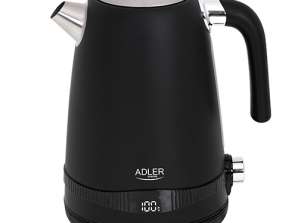 METAL KETTLE 1,7L 2200W WITH TEMPERATURE CONTROL AD 1295b
