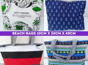 Асорті багато пляжних сумок. Інтернет-оптовий продавець сумок