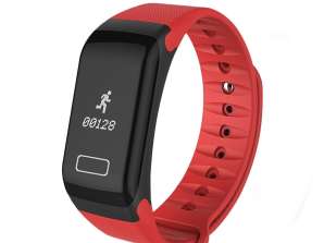 F1 Smart Bracelet Red Fitness apresenta proteção antirroubo para Android