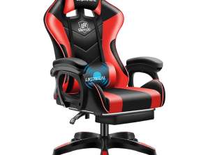 Likeregal 920 massage gaming chair with footrest red