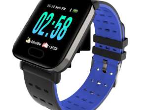 A6 modré chytré hodinky facebook gmail MP3 volání
