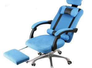 Presidential swivel chair with footrest