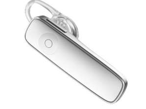 HQ Bluetooth Headset White Energy efficient tiny device for security