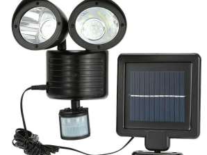 Motion-sensing solar lighting
