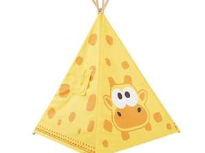 Giraffe print children's tent