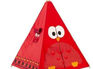 Children's tent with Red Owl pattern