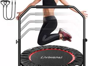 Livingpai folding and adjustable fitness trampoline