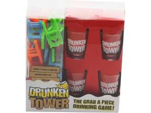 Drunken tower drinking board game