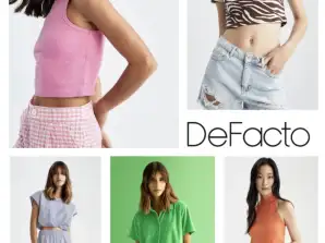 DeFacto Women's Summer Clothing Stock - Mix Packs with Total Look, 30% Dresses