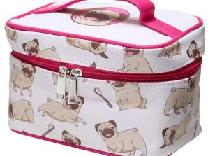Косметична сумка Pug's Pug Dog на блискавці