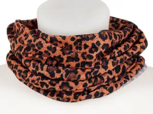 Leopard Animal Print Hals Varmere Tube Tørklæde