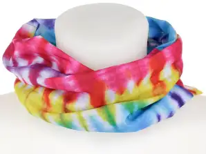Rainbow snørebånd hals varmere rør tørklæde