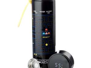 Pac Man bottiglia d'acqua con termometro digitale