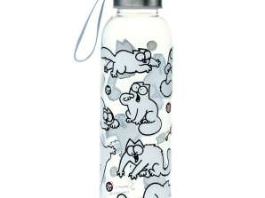 Simon's Cat 2021 Garrafa de Água com Tampa de Metal 500ml