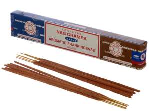 01303 Satya Nag Champa & Aromatické vonné vonné tyčinky na balení