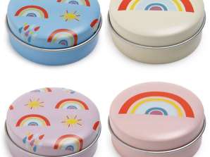 Somewhere rainbow lip balm tin per piece