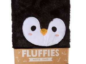 Adoramals Penguin Fluffies Plysch Anteckningsbok