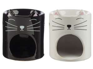 Feline Fine Cat Ceramic Fragrance Lamp per piece