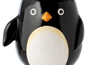 Penguin shaped plant pot for the garden