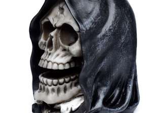 Grim Reaper Lebka Ornament