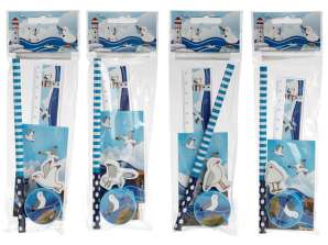 Seagull set of 5 stationery per piece