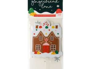 Christmas Gingerbread Lane Car Air Freshener Lemon Per Piece