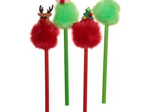 Julepompom blyant per stykk