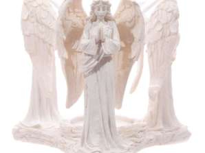 White Praying Angel Fragrance Lamp για Λάδι &; Κερί