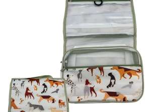 Barks σκύλος καλλυντική τσάντα κρέμεται καλλυντική τσάντα