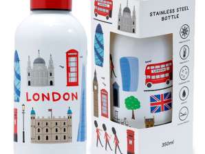 London Icons Thermo Water Bottle 350ml