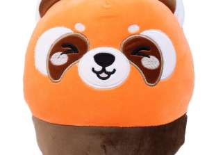 Squidglys Ru červená panda Adoramals divoká plyšová hračka