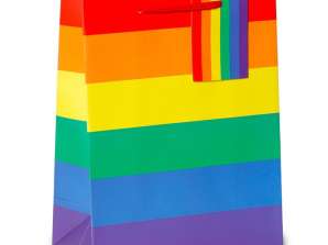 Em algum lugar Rainbow Gift Bag M por peça