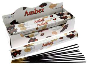 Stamford Premium Magic Incense Amber 37111 per package