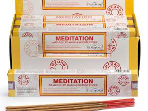 37281 Meditación Stamford Masala Incienso Sticks por paquete