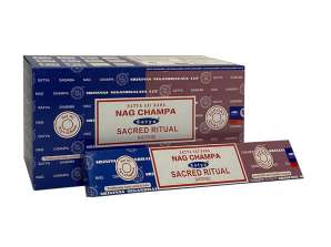 01330 Satya Nag Champa & Sacred Ritual Incense sticks per package