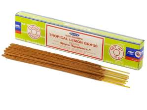 01366 Satya Tropical Lemongrass Nag Champa Θυμίαμα Sticks ανά συσκευασία