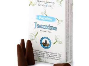 37426 Stamford Backflow Reflux Incense Cone Jasmine po paketu