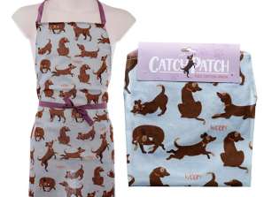 Catch patch dog apron made of polycotton per piece