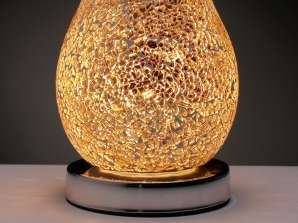 Eden Golden Mosaic Touch Electric Fragrance Lamp EU Plug