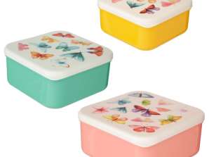 Butterfly Lunch Boxes Lunch Boxes Set of 3 M/L/XL
