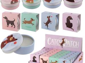 Catch Patch Dog Design Lip Balm Jar per stykke