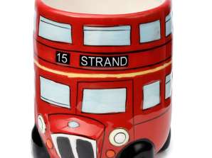 New design double-decker bus shaped cup