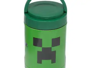 Minecraft Creeper Thermo Food Jar / Snack Pot 500ml
